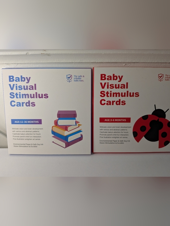Other - Baby Visual Stimulus Cards Bundle 3-6 Months & 12-36 Months Sensory Toys NWT